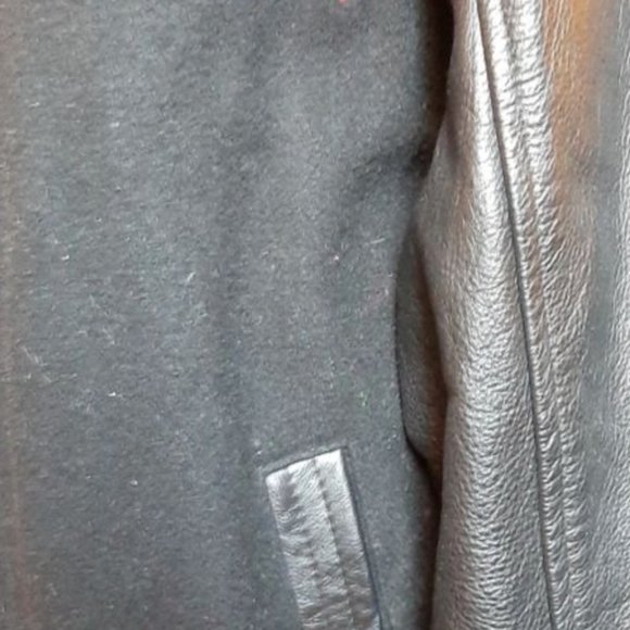 COPY - Varsiry leather jacket unisex - Picture 4 of 7